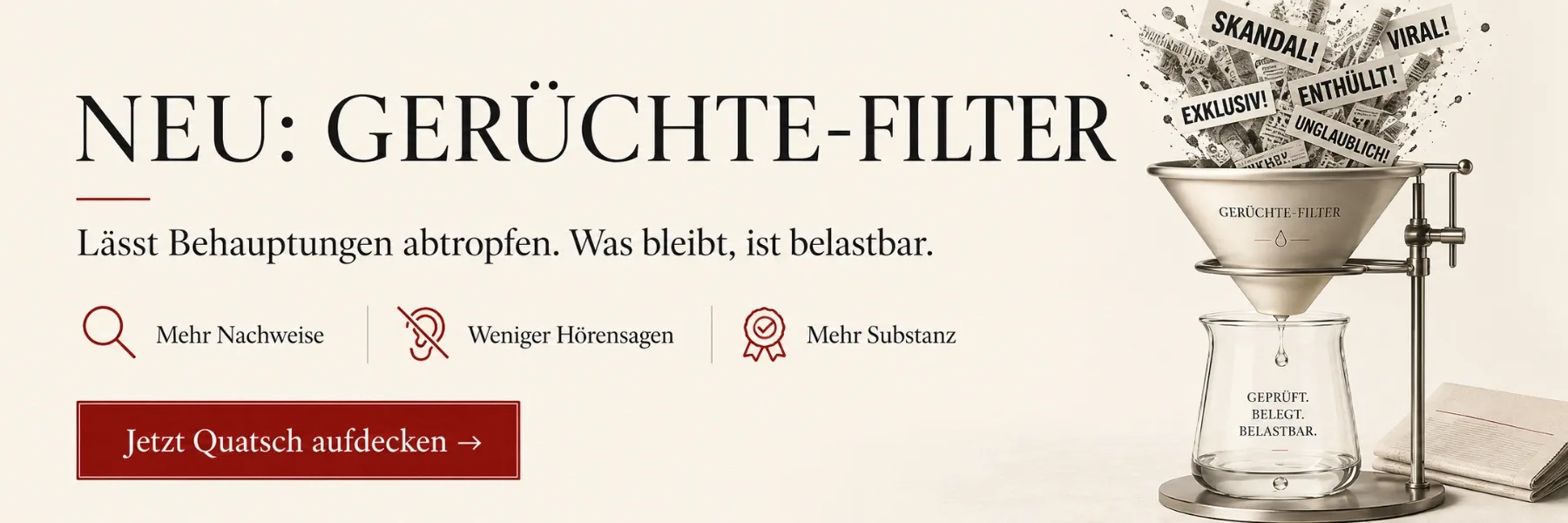 Gerüchte-Filter