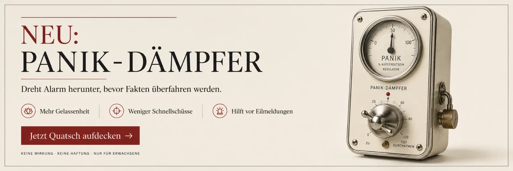 Panik-Dämpfer