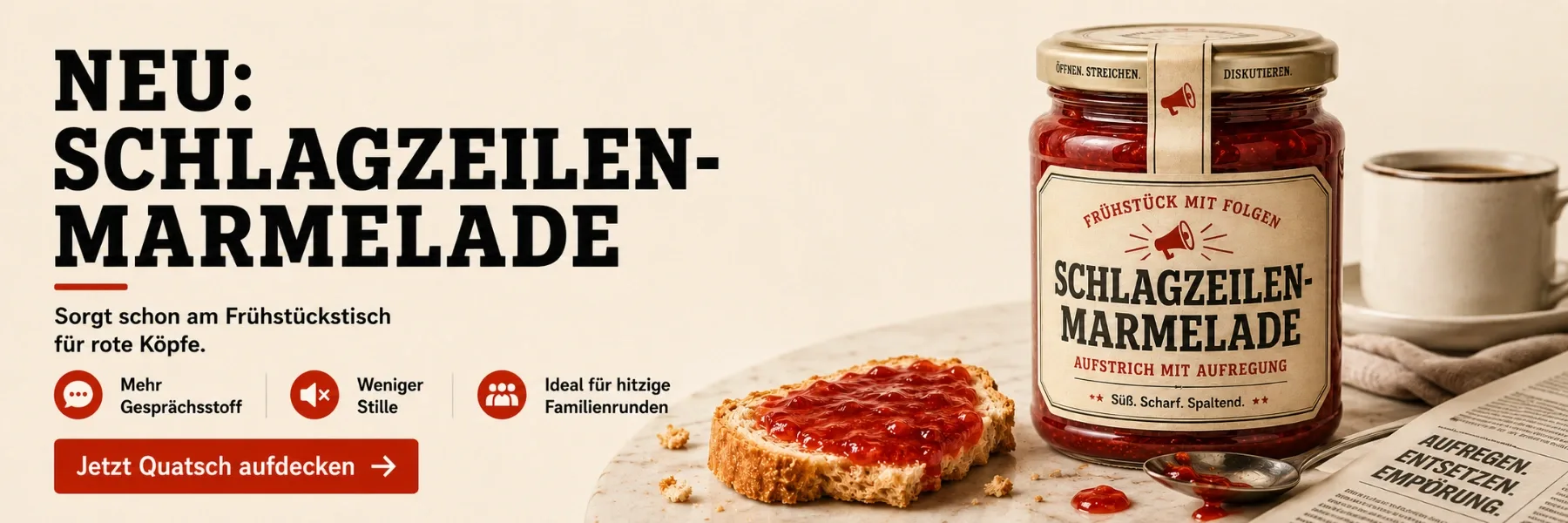 Schlagzeilen-Marmelade
