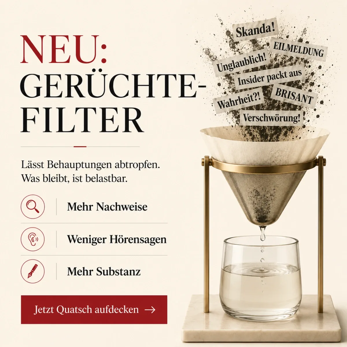 Gerüchte-Filter