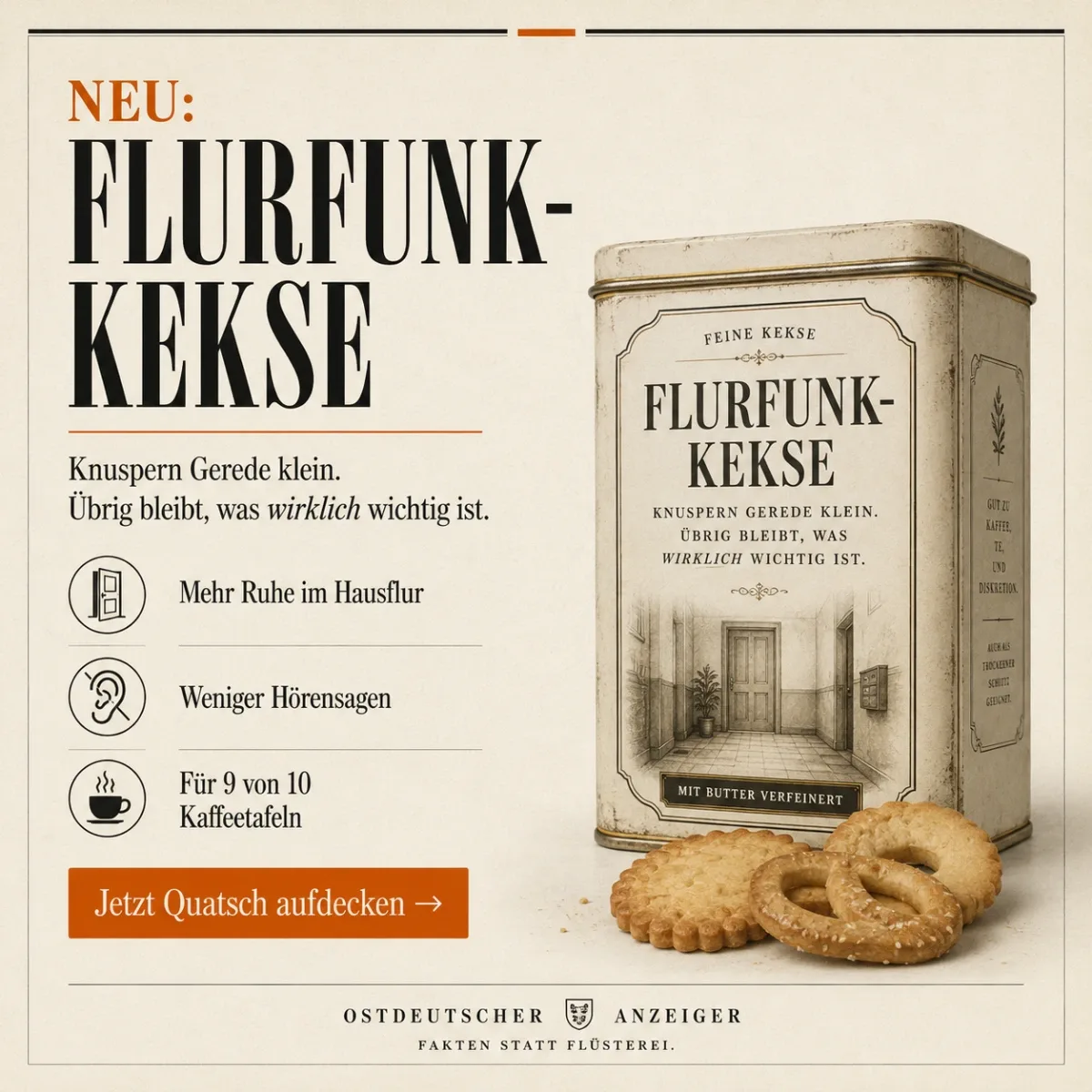 Flurfunk-Kekse