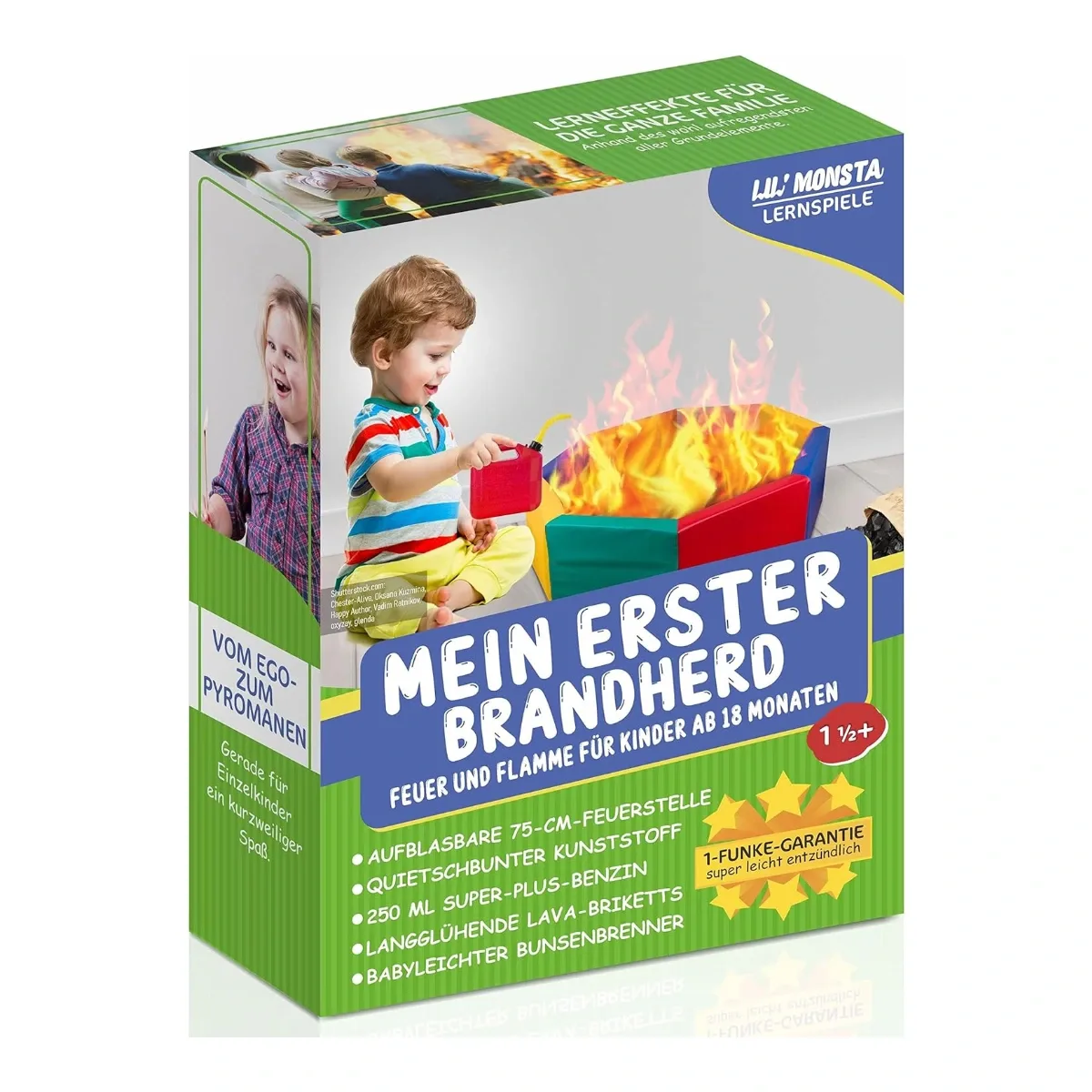 Mein erster Brandherd, die lustige Scherz-Geschenkverpackung