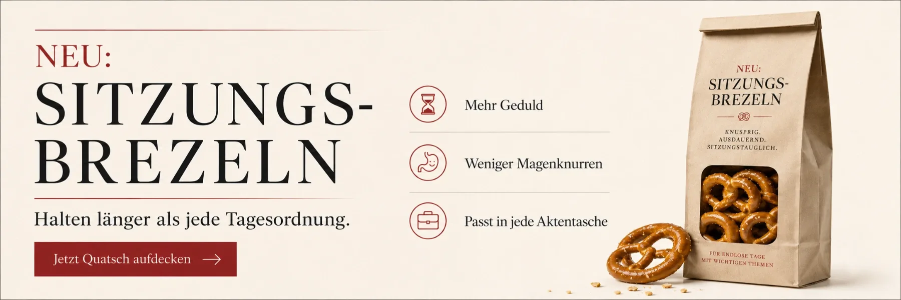Sitzungs-Brezeln
